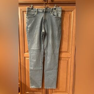 H&M Men's Blue Skinny Coupe Moulante Jeans